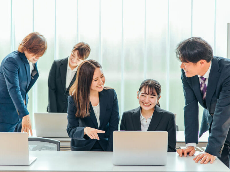 先輩に教えてもらう